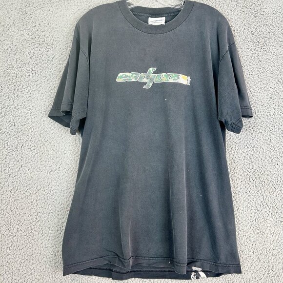 1997 Vintage ESDJCO EXTRA STRENGTH T Shirt Hip Hop 90s Limp Bizkit KORN - Picture 1 of 6
